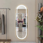 Espejo Pinterest con LED TOUCH Ovalado — Esmerilado 170x70 cm Liquidación
