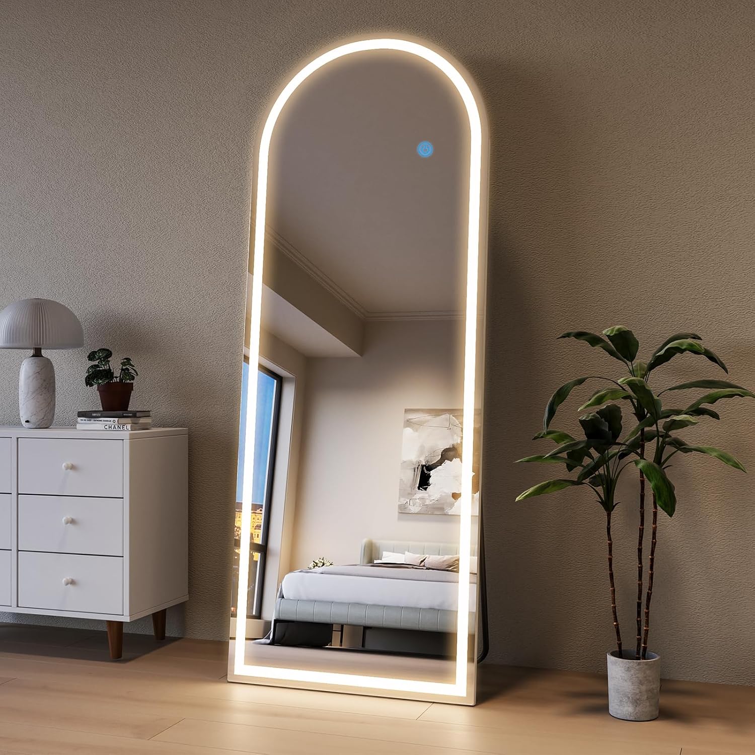 Espejo Pinterest con LED TOUCH  — Esmerilado 170x70 cm - Liquidación
