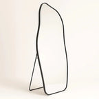 Espejo Orgánico de Cuerpo Entero 150x60 cm con Marco de Aluminio  Liquidación