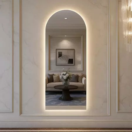 Espejo Pinterest Ovalado Base Recta LED 150cm 170cm  Liquidación