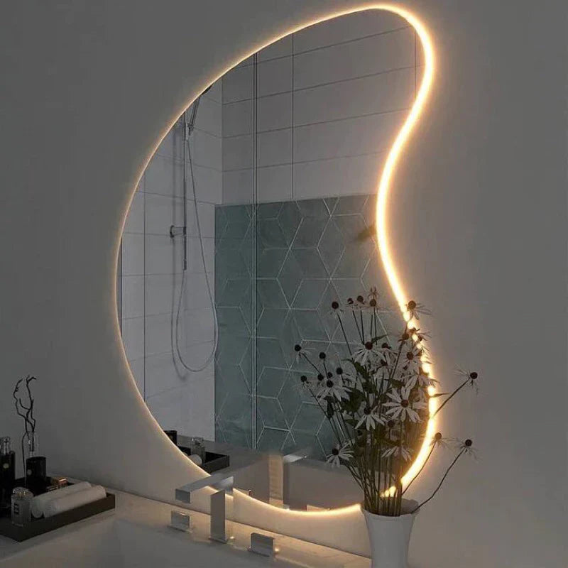 Espejo LED Orgánico Decorativo  Liquidación