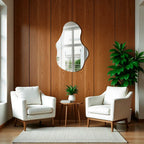 Espejo Orgánico de Cuerpo Entero Grande 115x60 cm Lapidado – Decorativo  Liquidación
