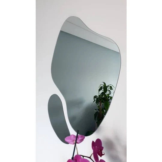 Espejo Orgánico Grande Elegance – Decorativo Abstracto Futurista Kit de 2  Piezas Liquidación