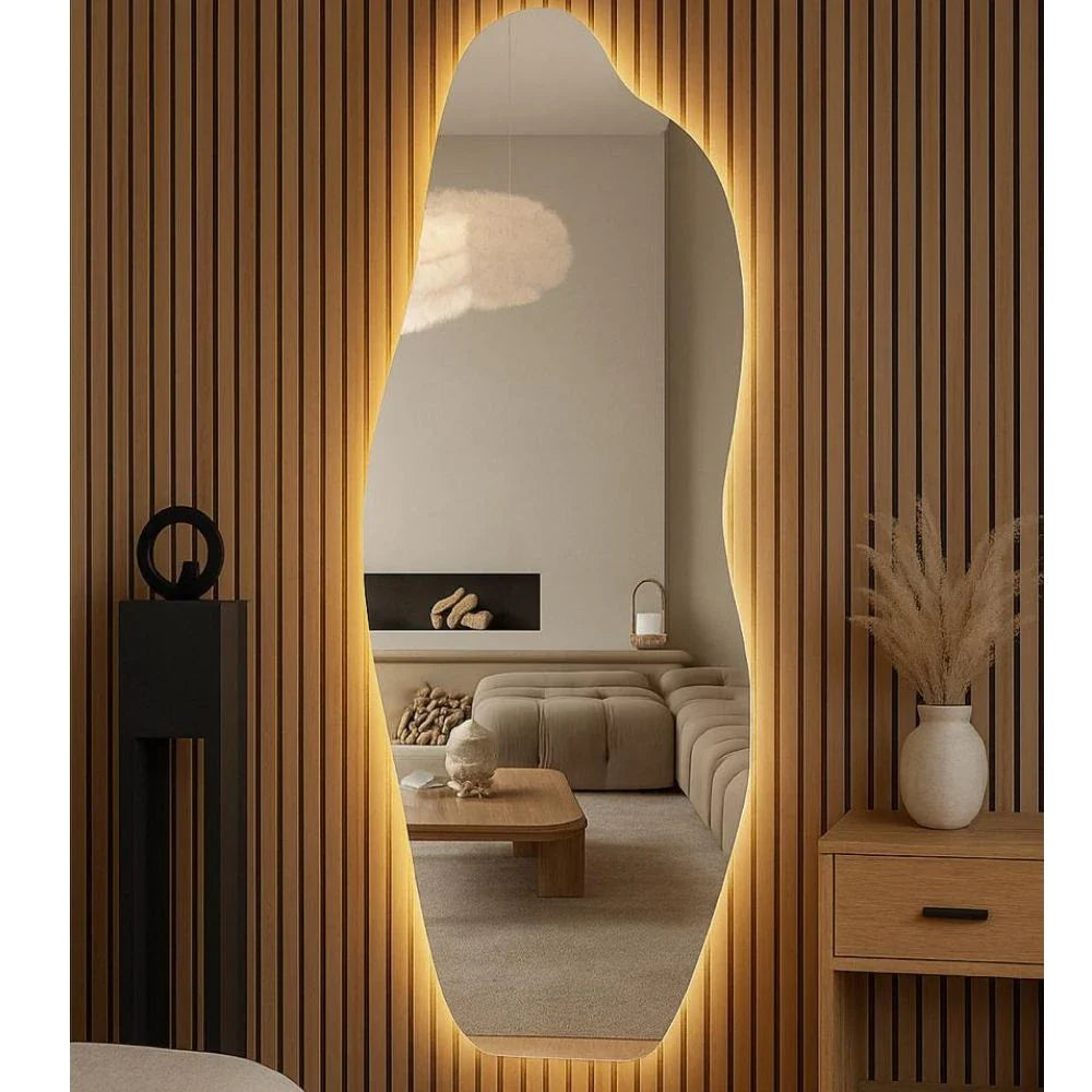 Edición Especial- Espejo LED orgánico 160x60 Moderno Decorativo de Lujo - Liquidación